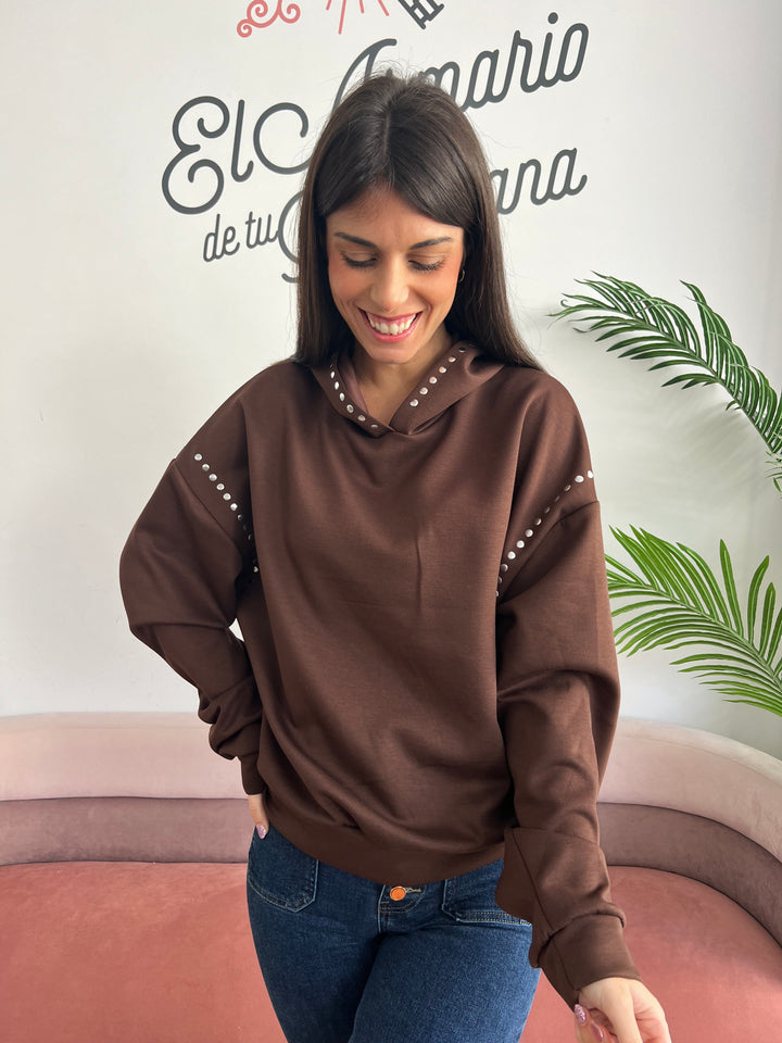 Sudadera Chiara marrón