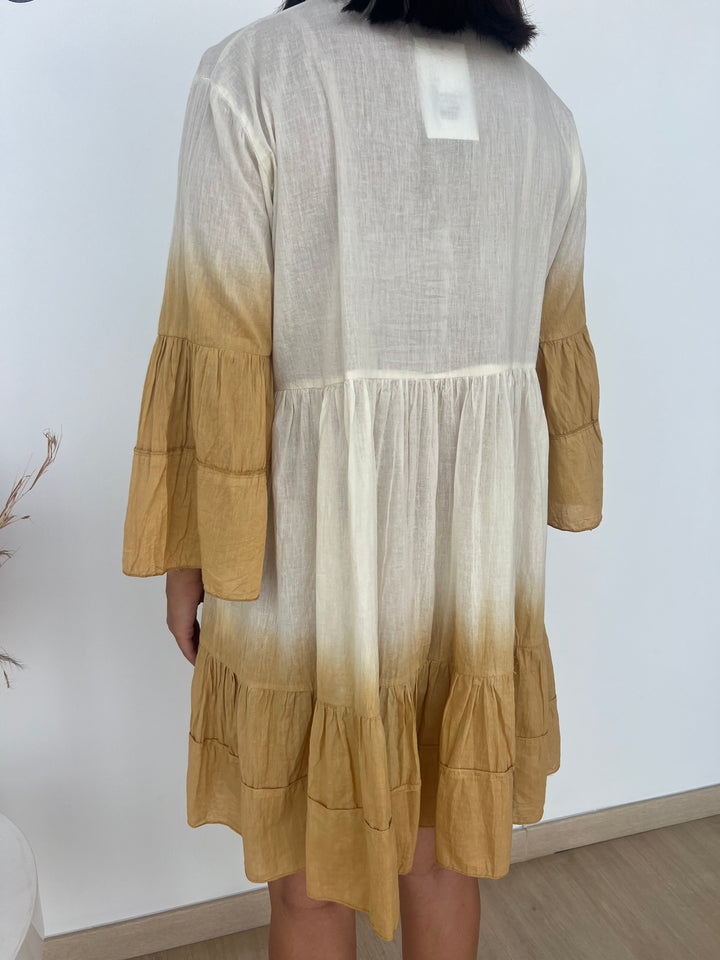 Vestido Miriam beige