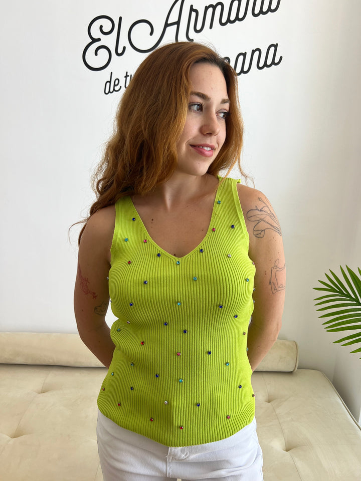 Top Lina verde