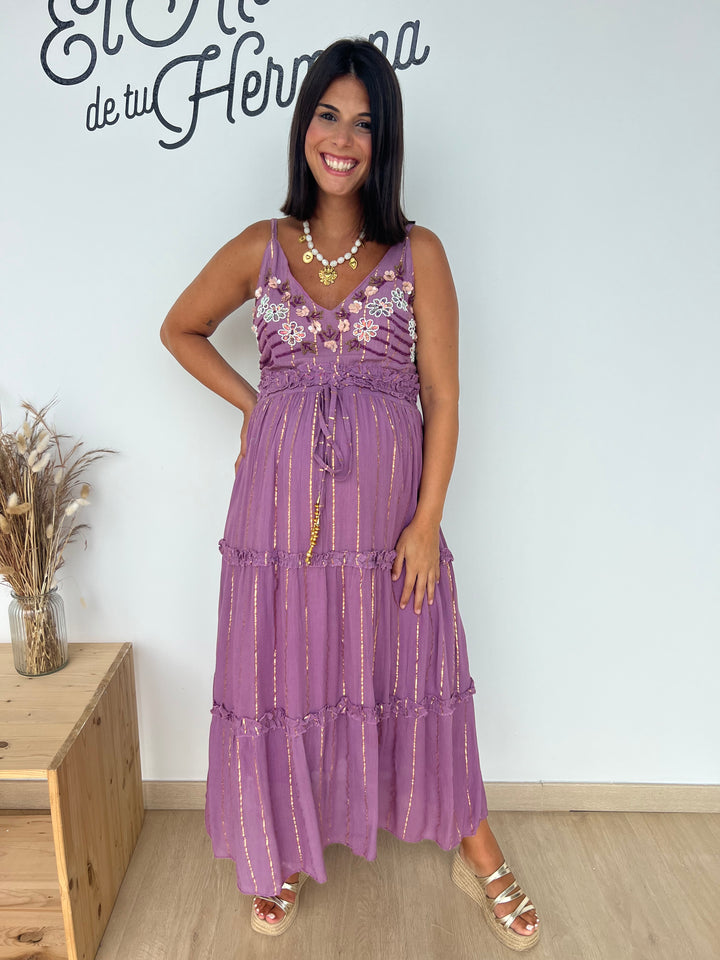 Vestido Marcela morado