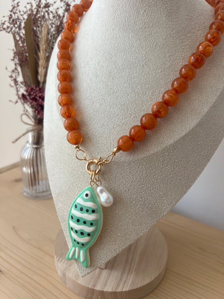 Collar Verano teja