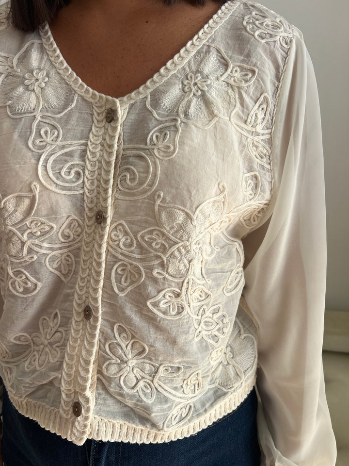 Chaqueta Aurora beige