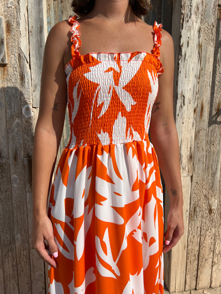 Vestido Úrsula naranja