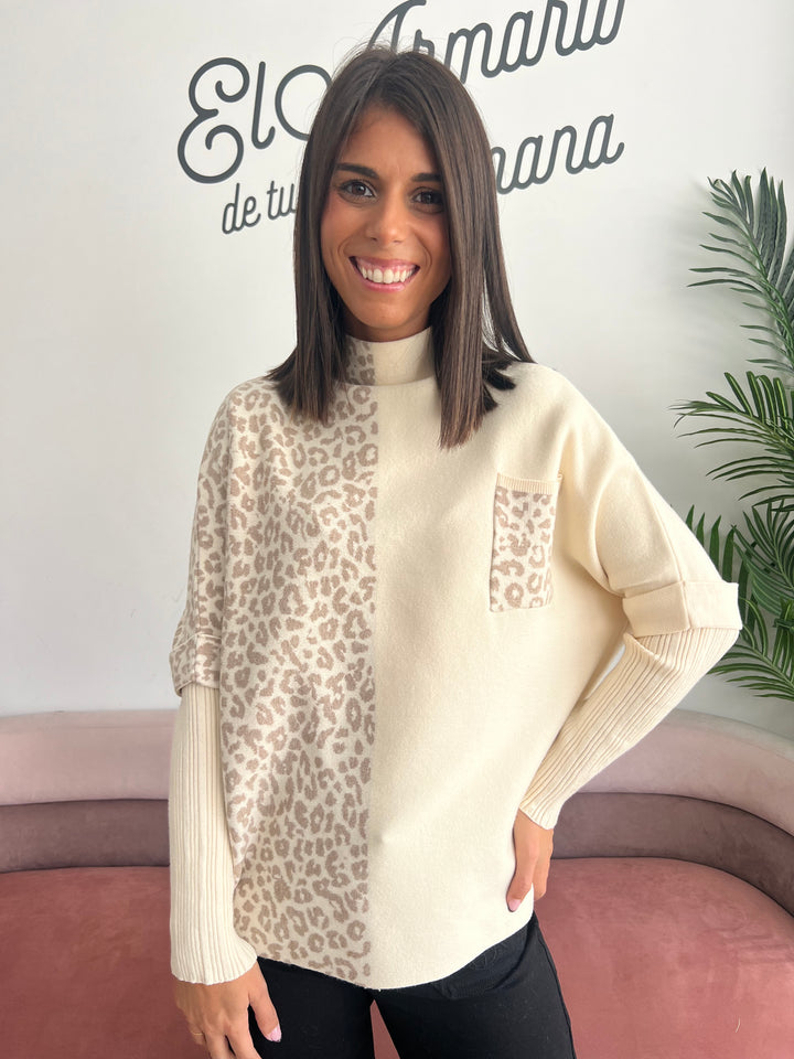 Jersey Mariola beige claro