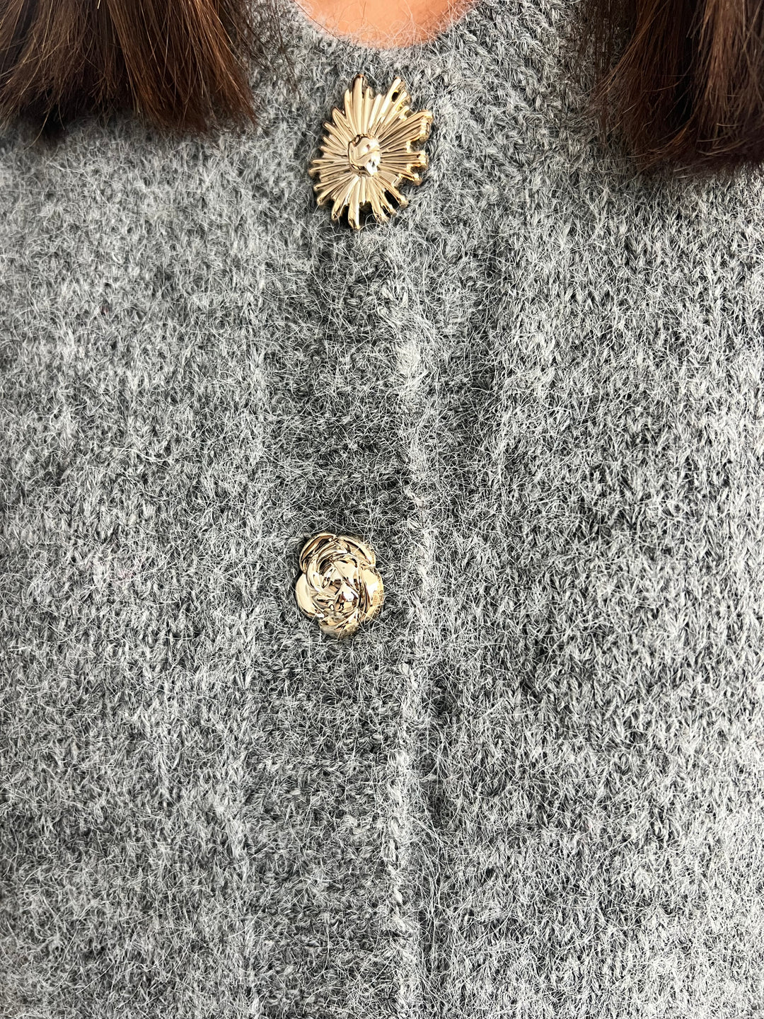 Chaleco Valentina gris