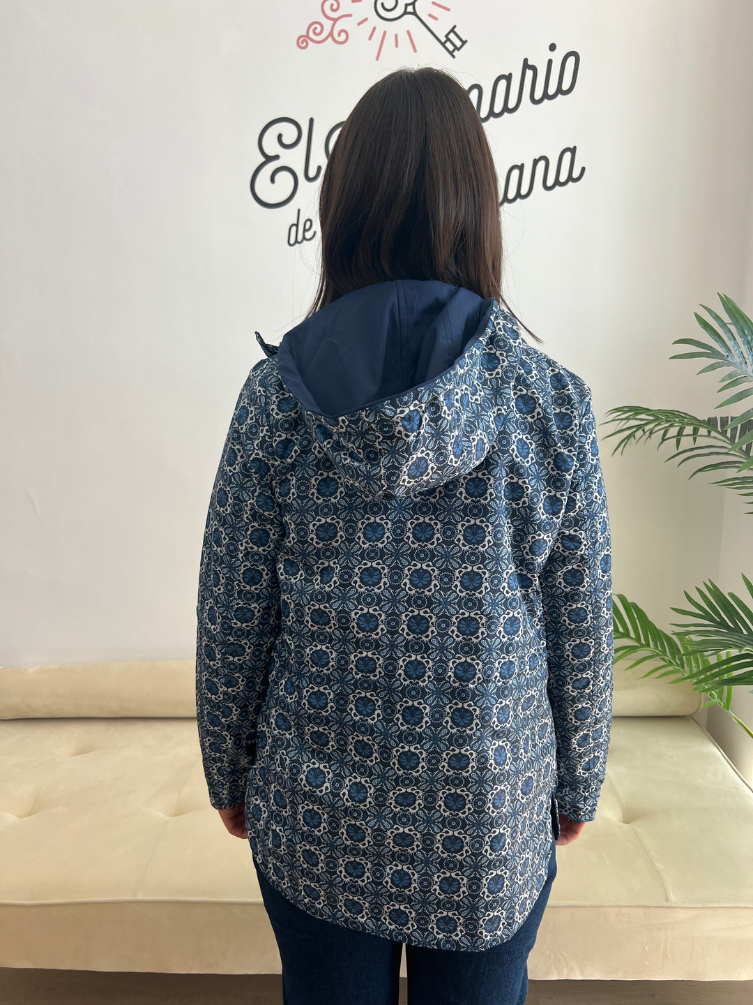 Chaqueta Reversible Úrsula azul