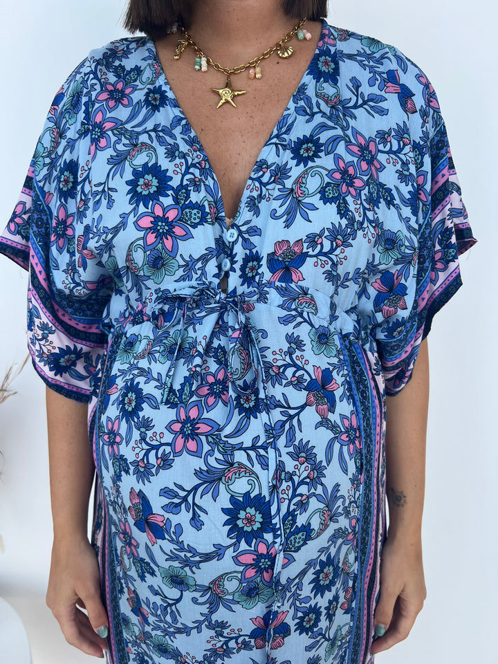 Vestido Erika azul marino