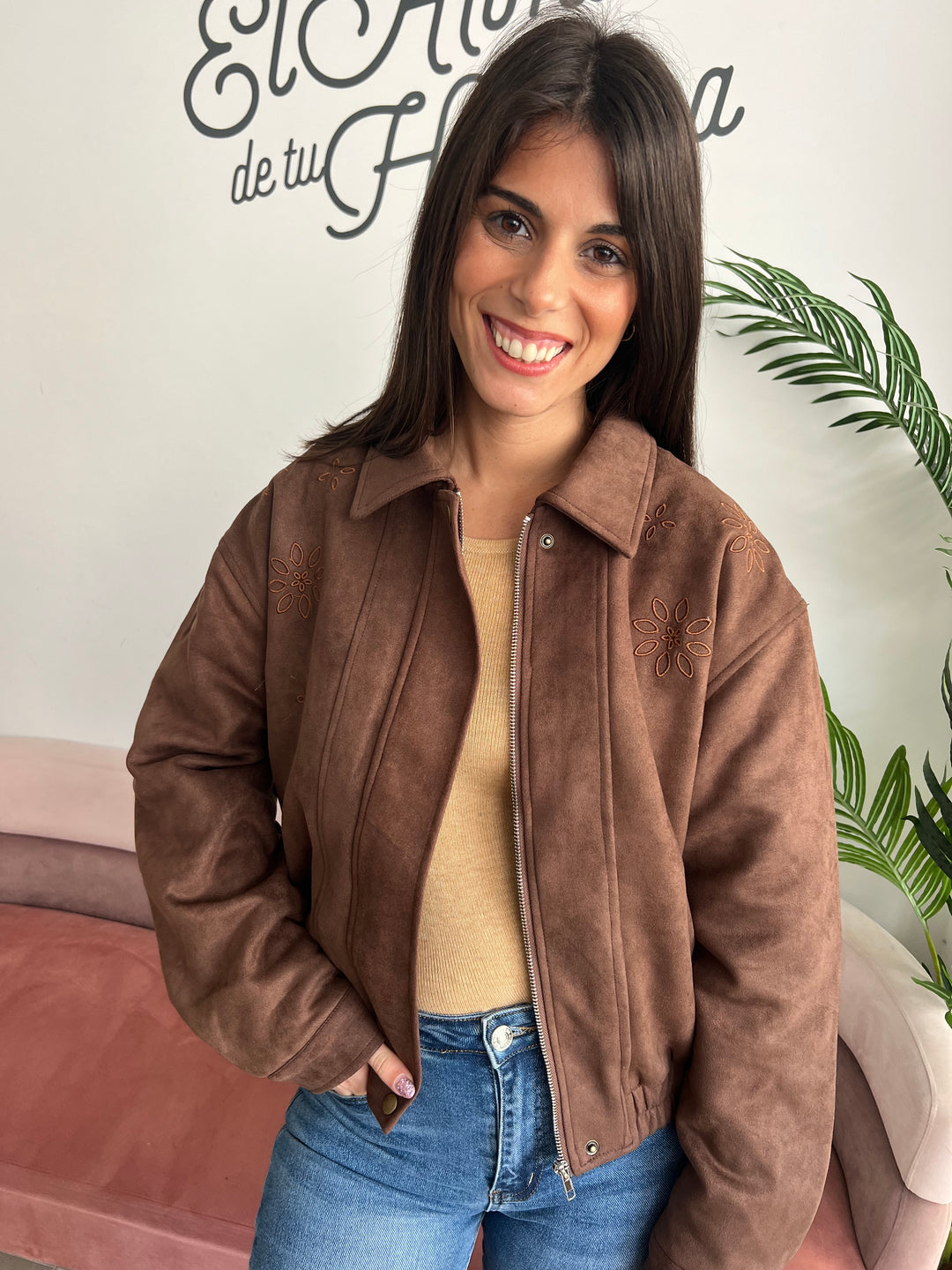 Chaqueta Yaiza marrón