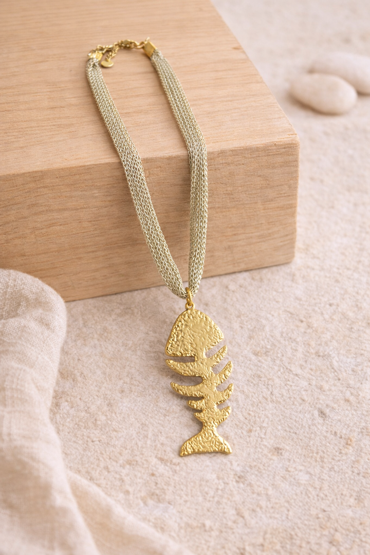 Collar red espina (acero)