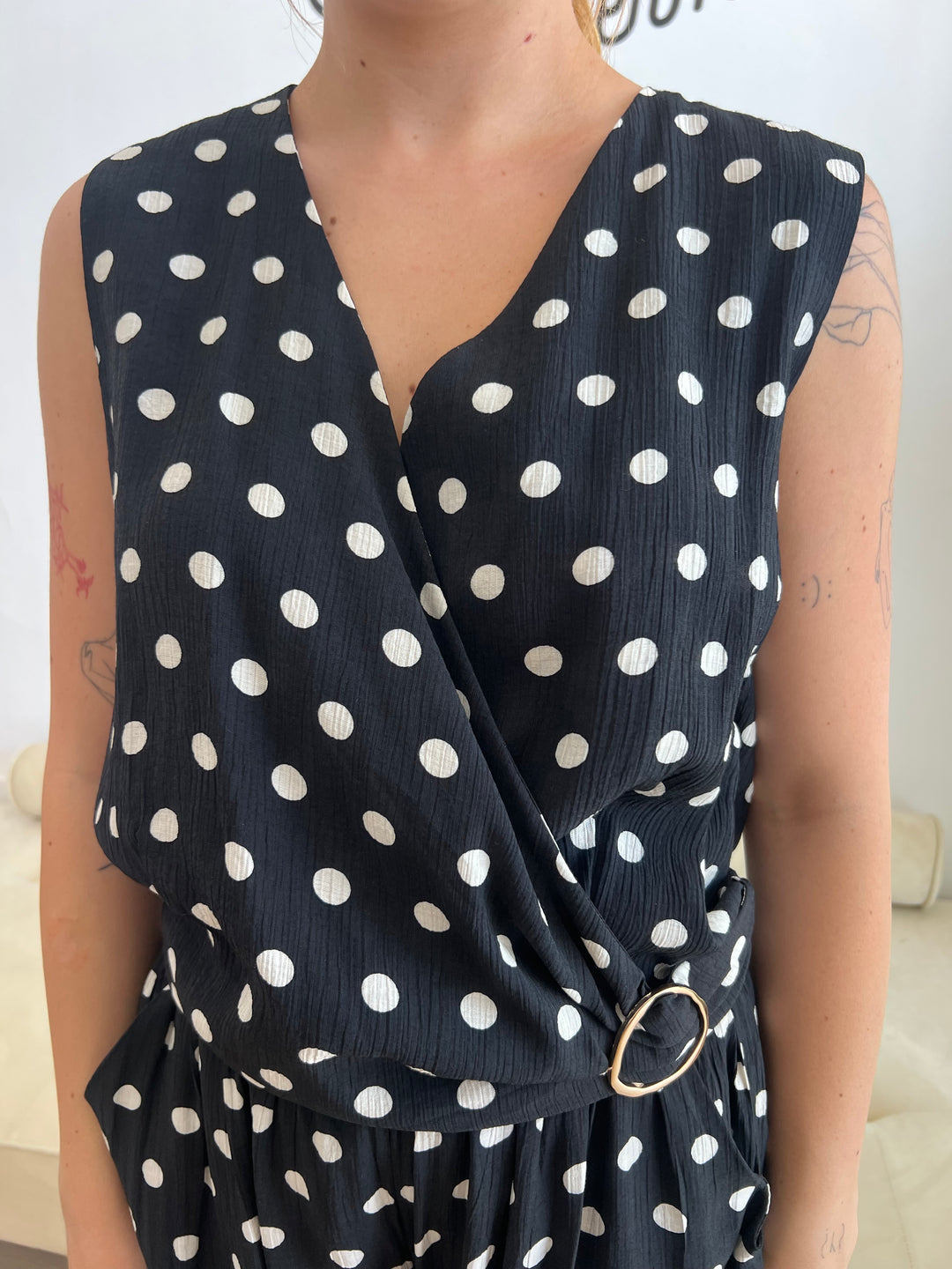 Conjunto Nazaret negro y blanco