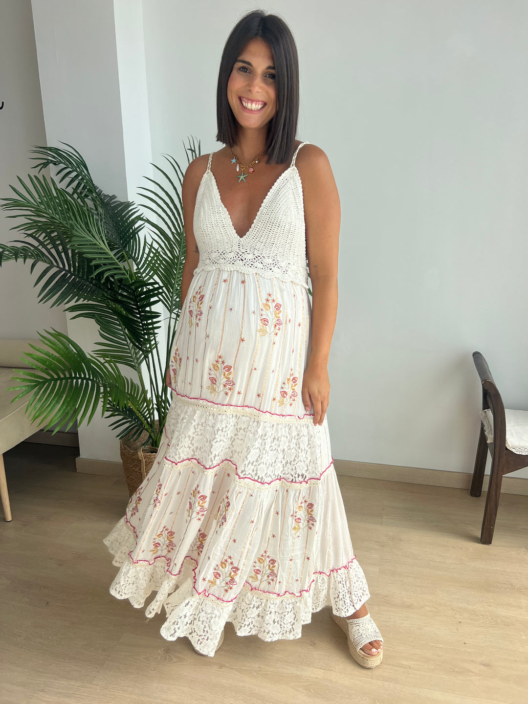 Vestido Paradise blanco