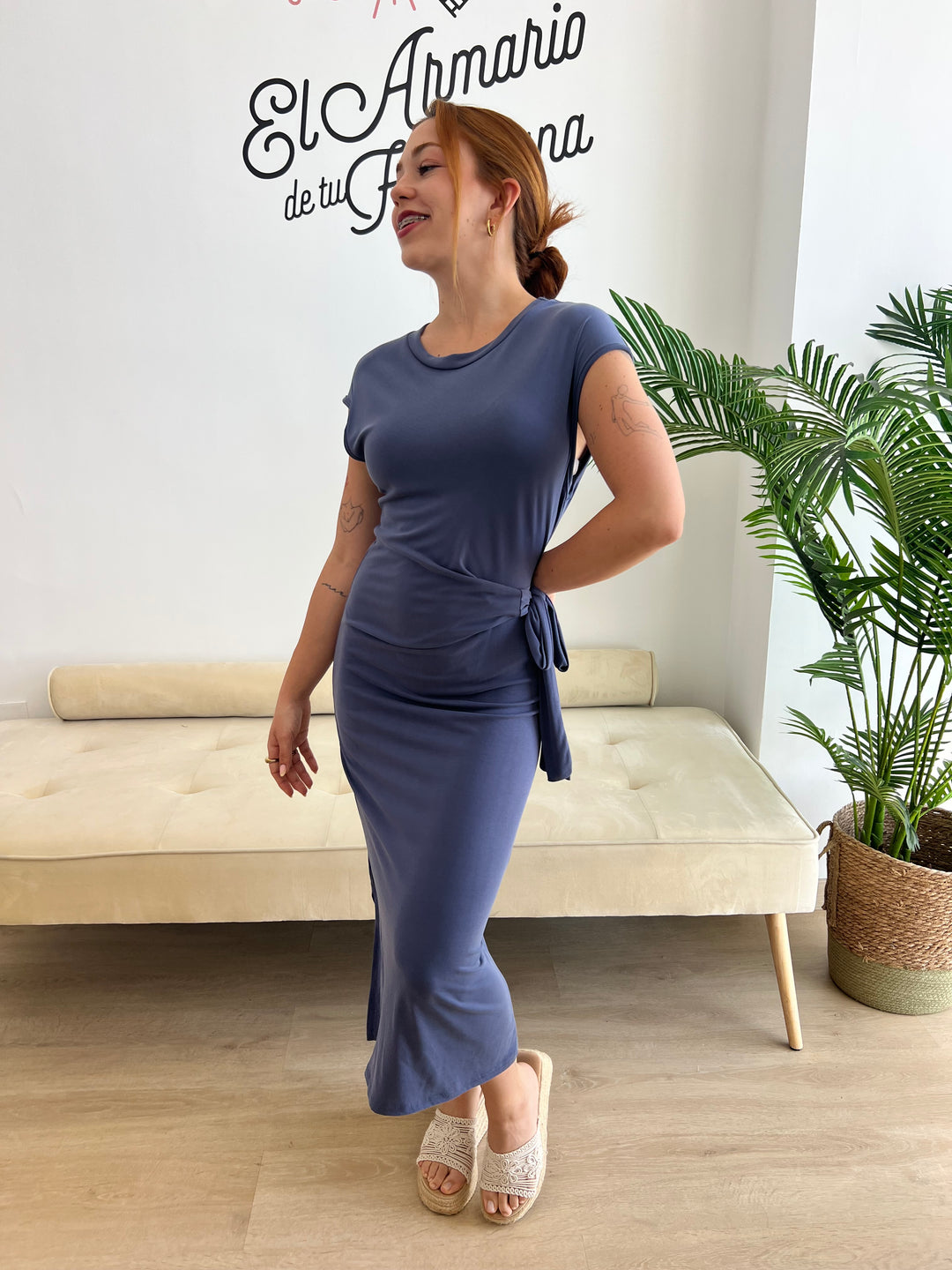 Vestido Margaret azul