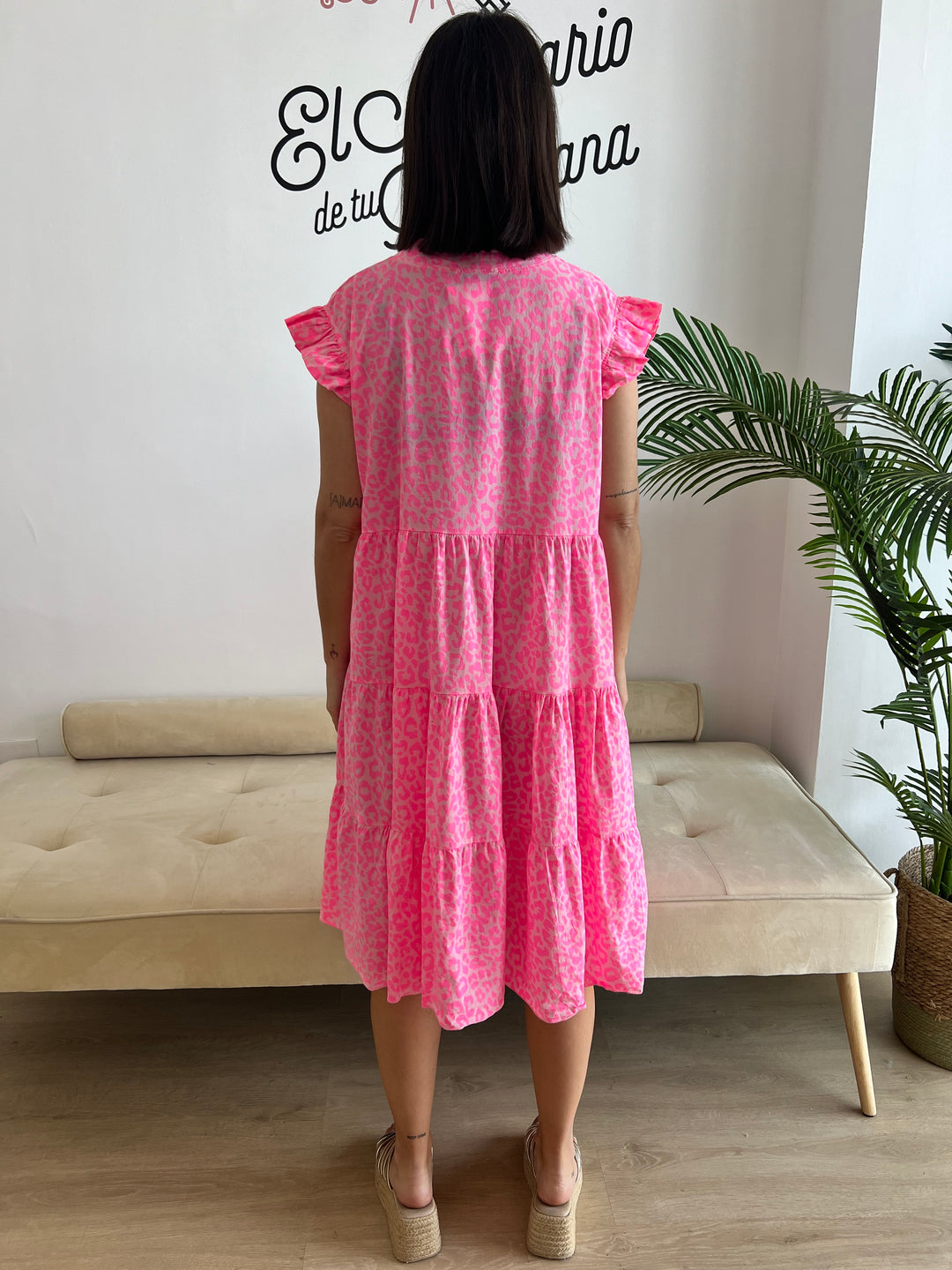 Vestido Rosalía rosa