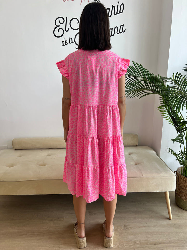 Vestido Rosalía rosa