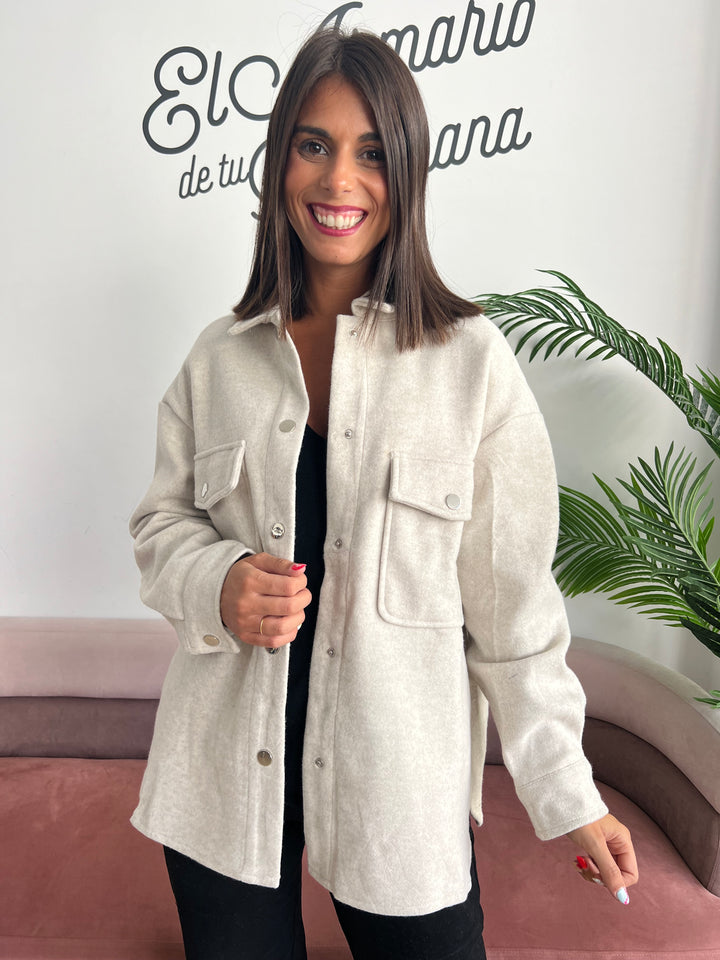 Chaqueta Bianca beige claro