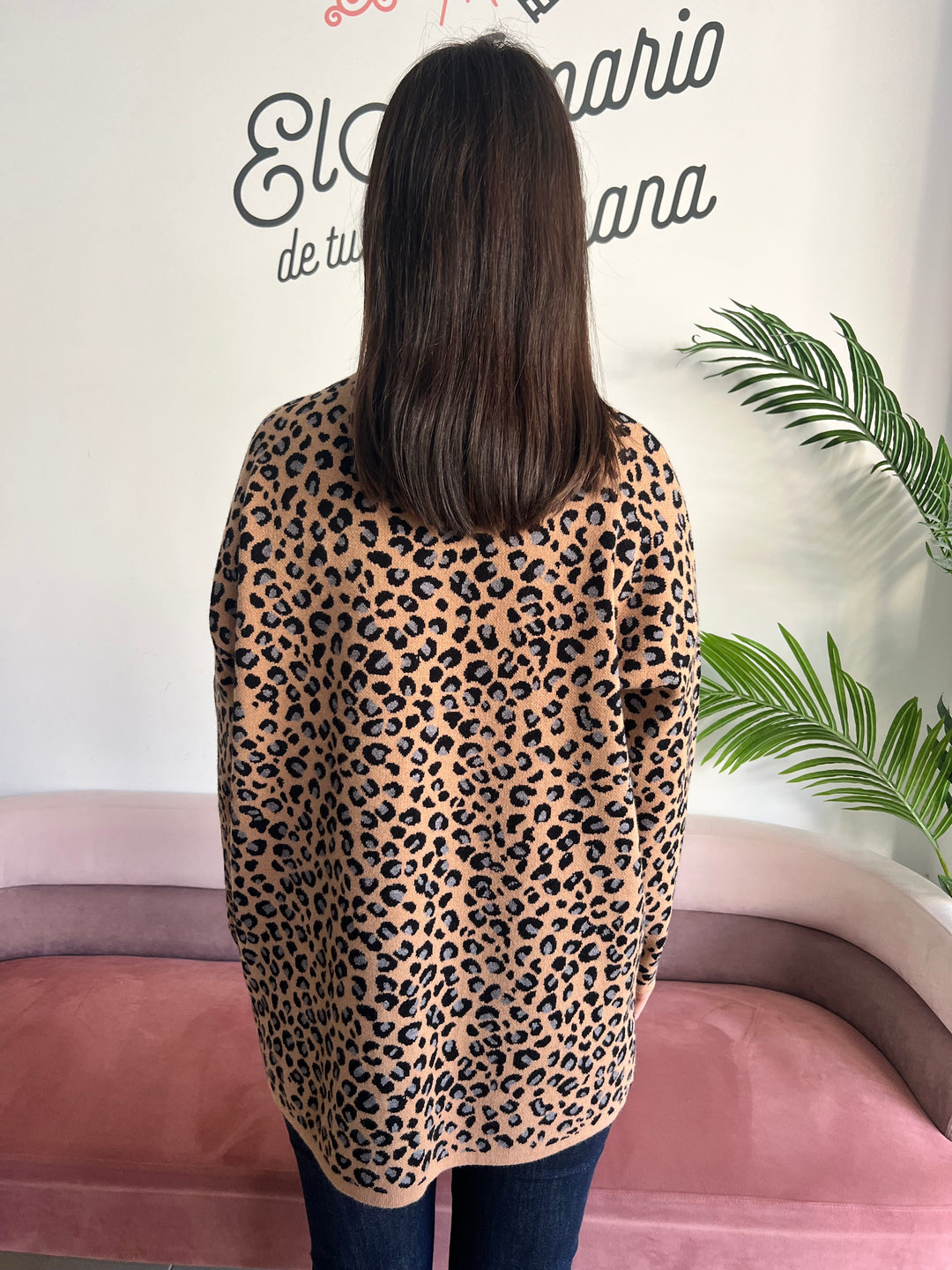 Jersey Macarena camel-gris