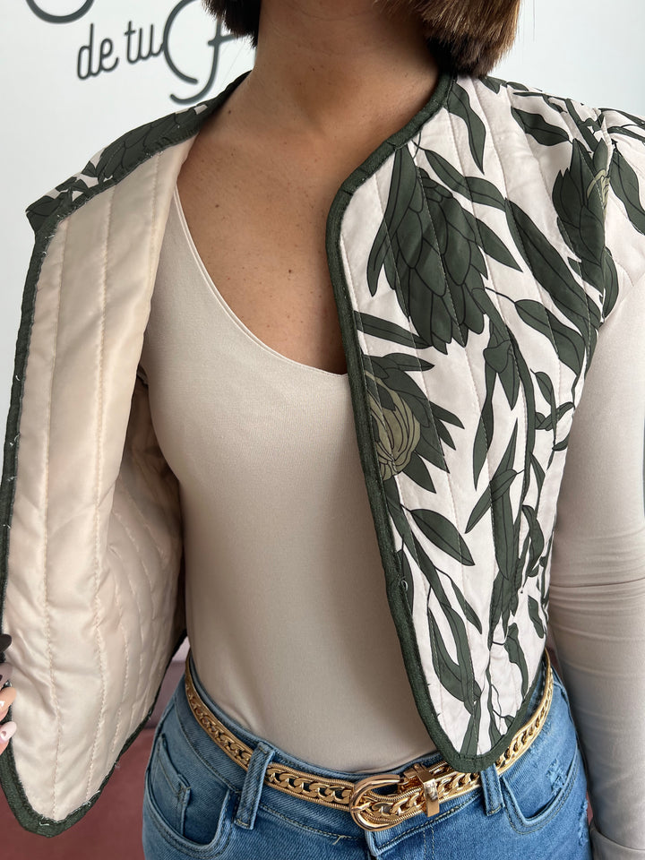 Chaleco Claudia verde oscuro