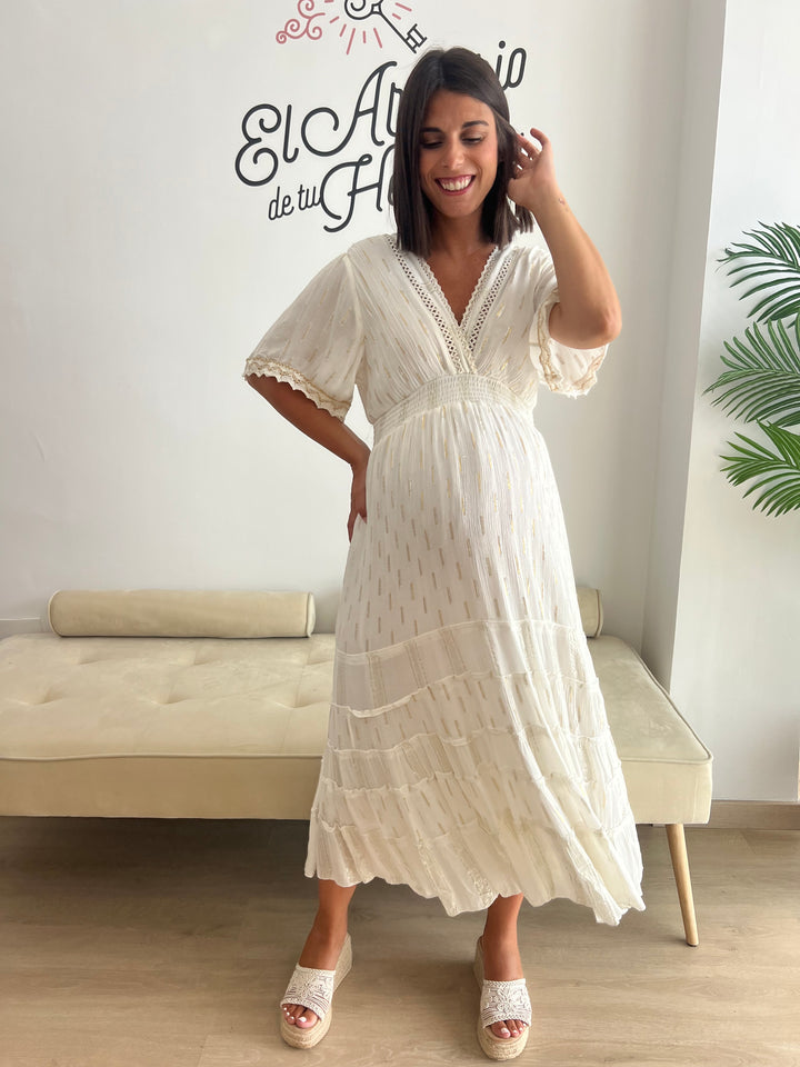 Vestido Atenea blanco