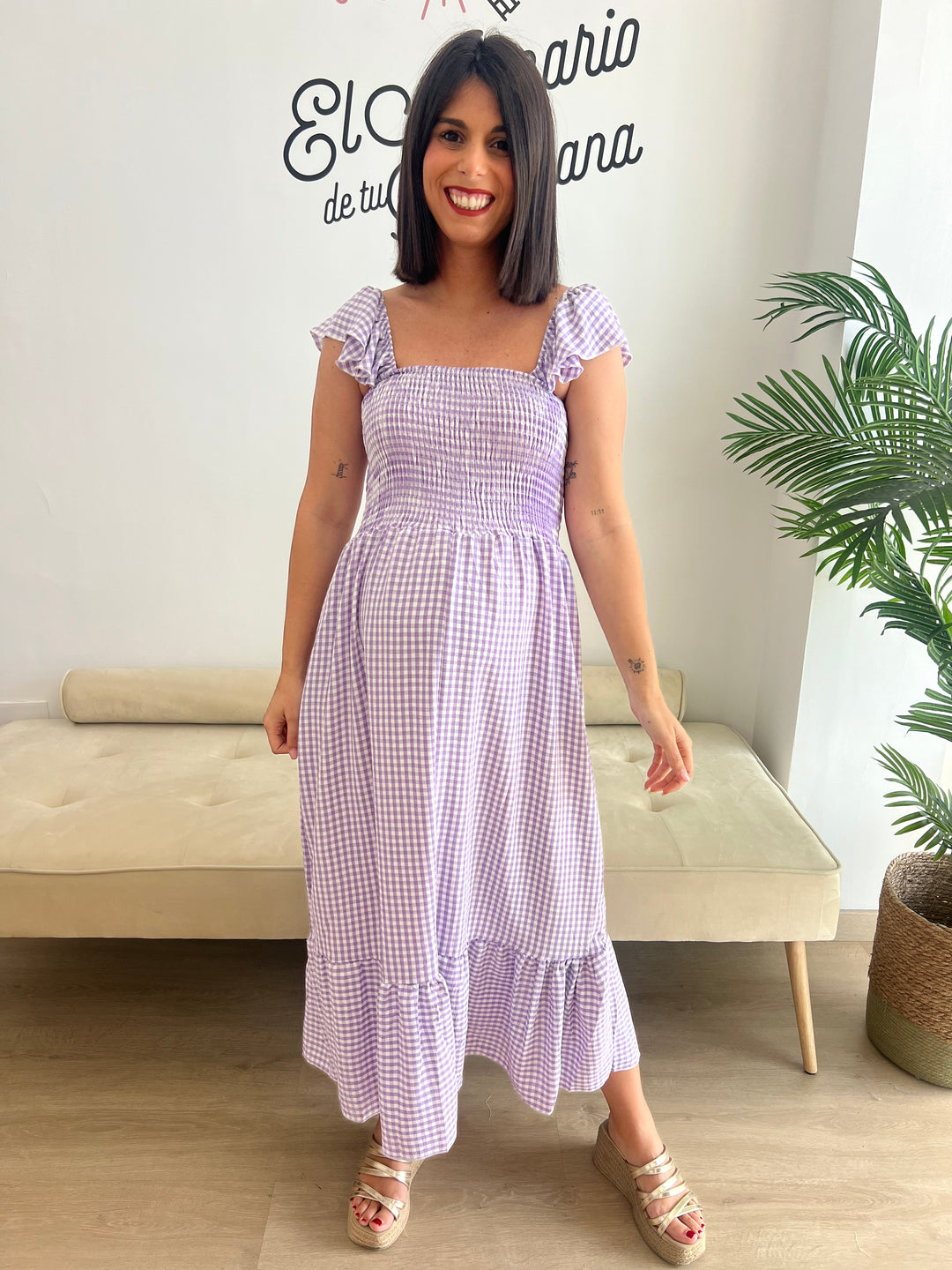 Vestido Yanira morado