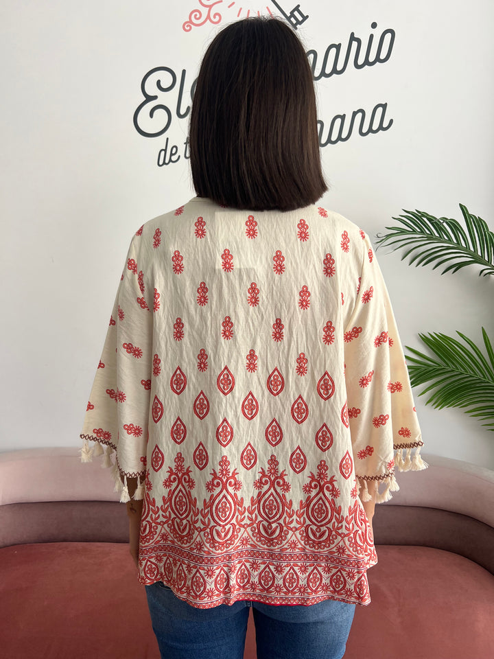 Blusa Sheila coral