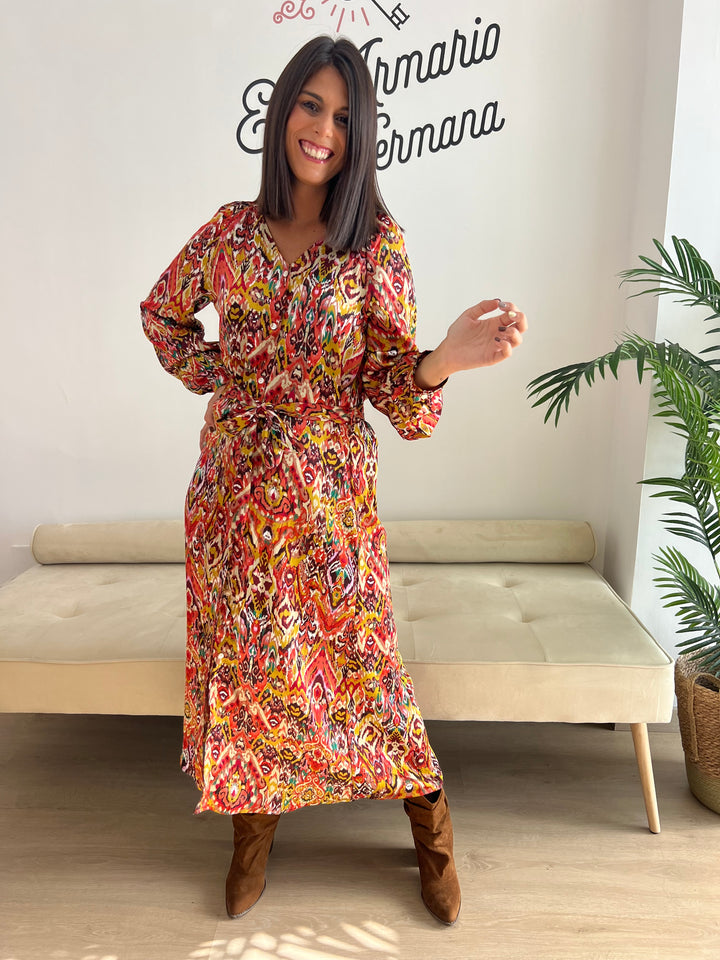 Vestido Julieta coral