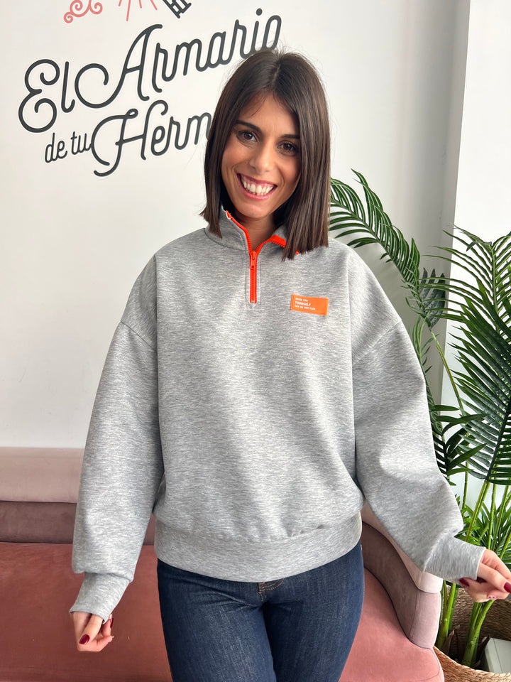 Sudadera Irene gris