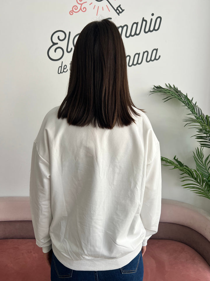 Sudadera Staycool blanco