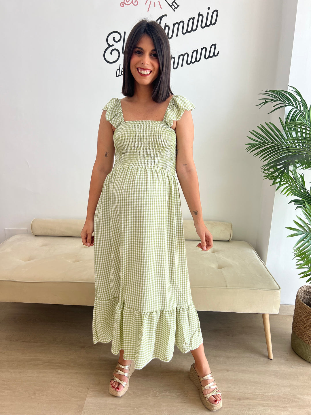 Vestido Yanira verde