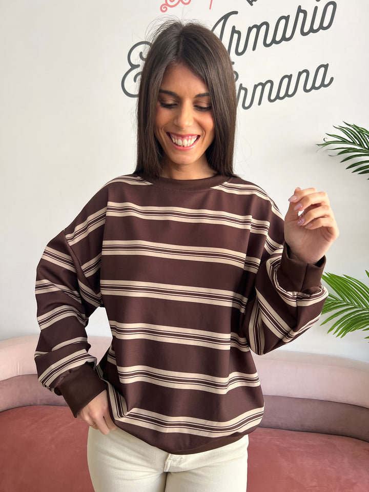 Sudadera Francis marrón