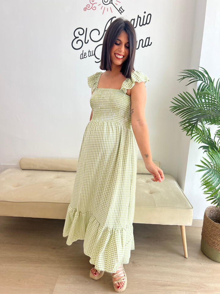 Vestido Yanira verde