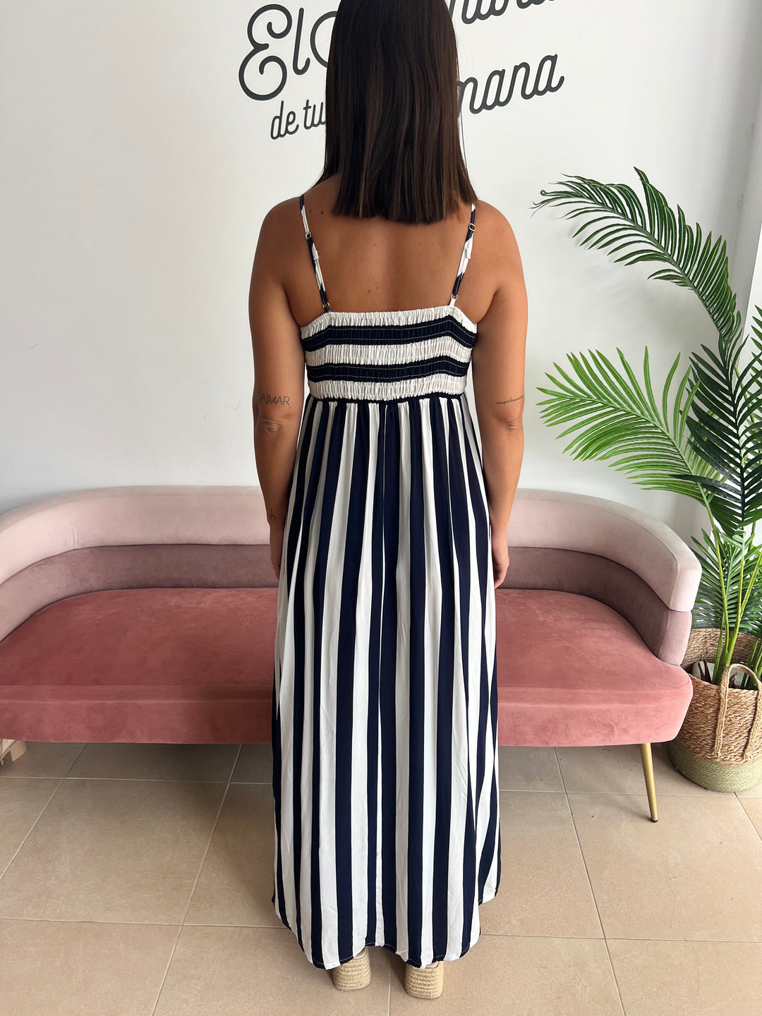 Vestido Marine azul marino