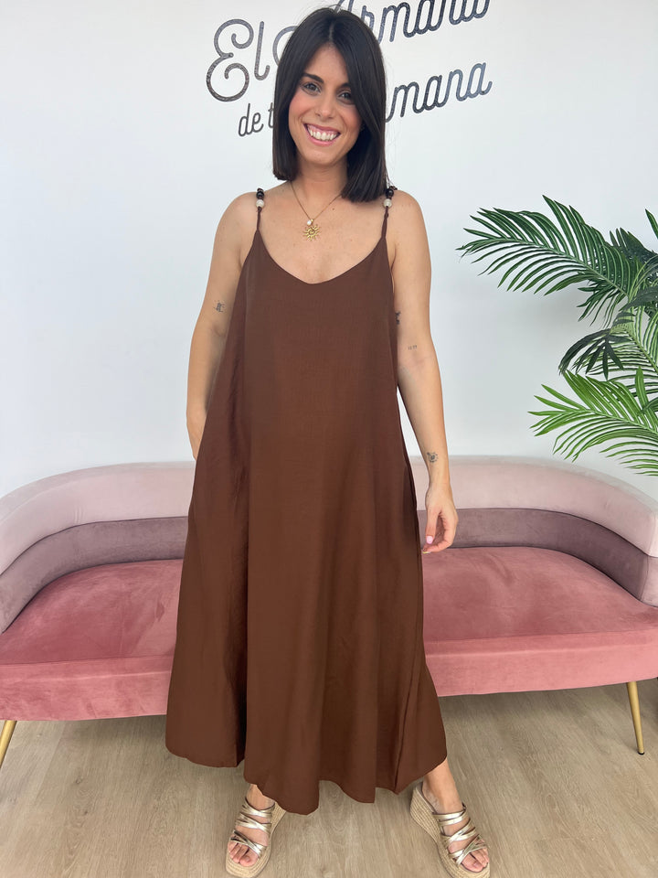 Vestido Nana marrón