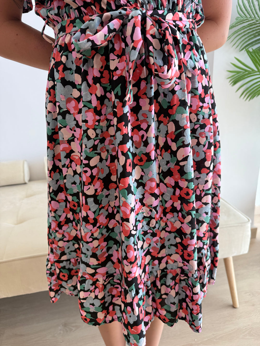 Vestido Nieves corto negro