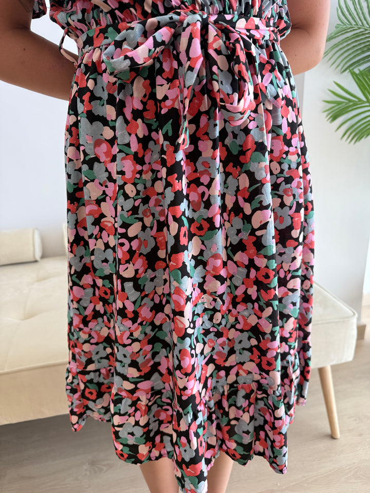 Vestido Nieves corto negro