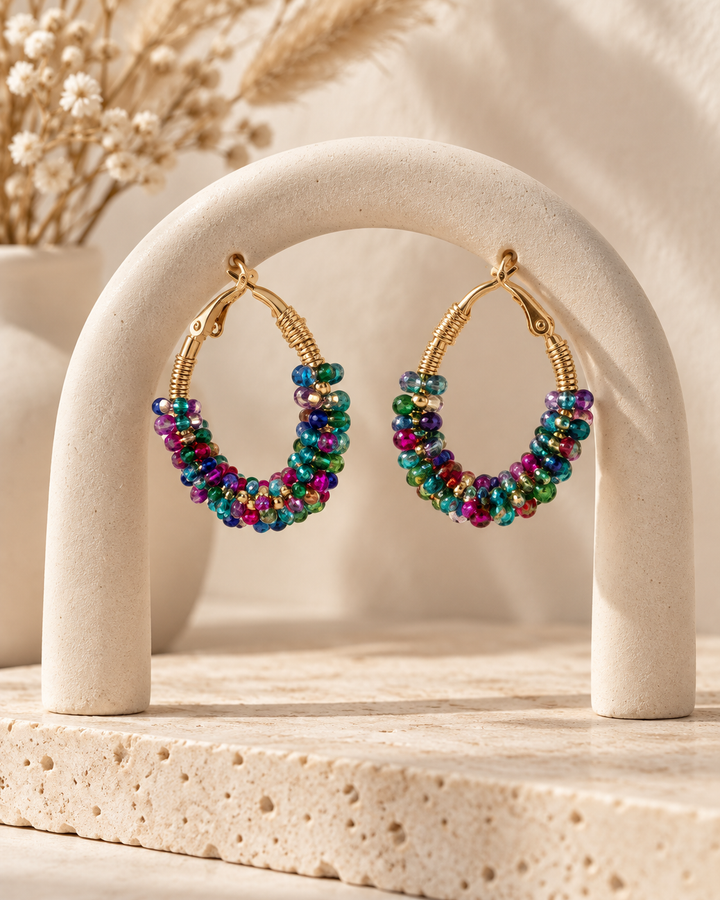 Pendientes Malú (acero)