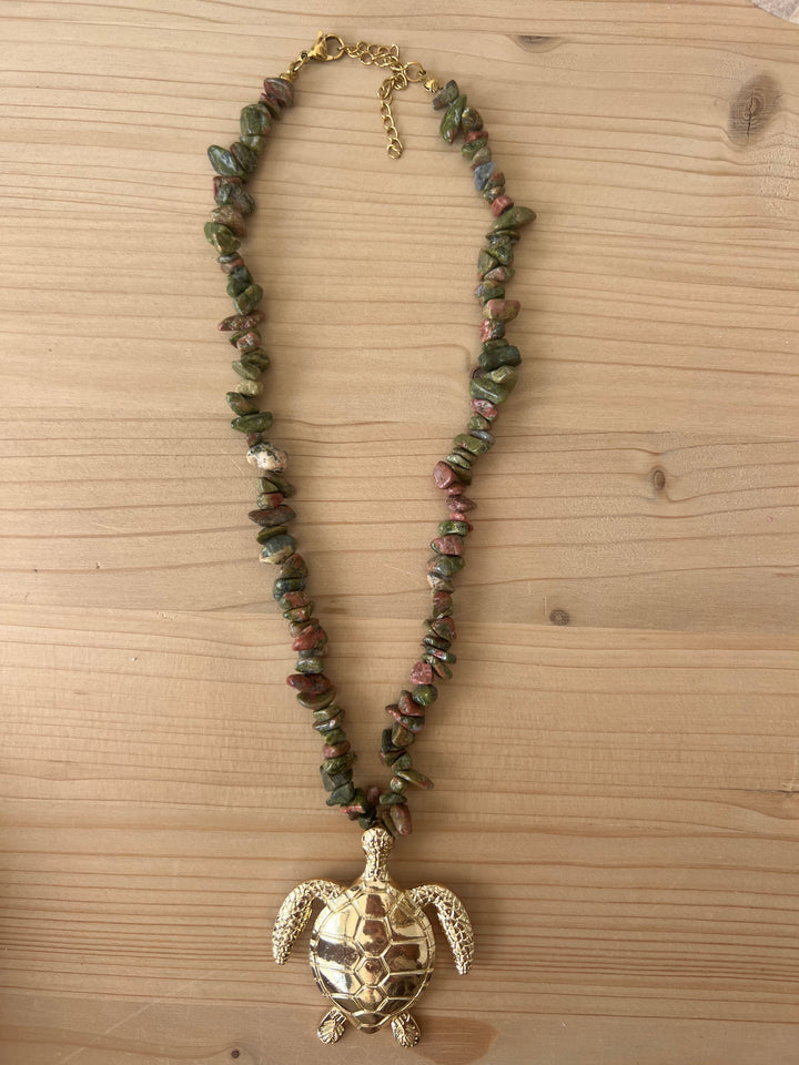 Collar Koa verde