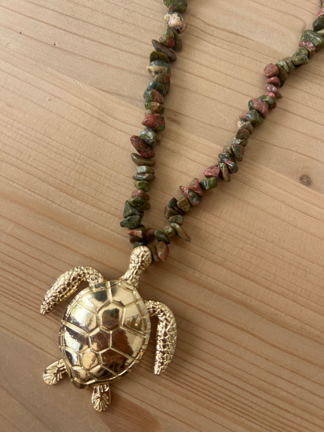 Collar Koa verde