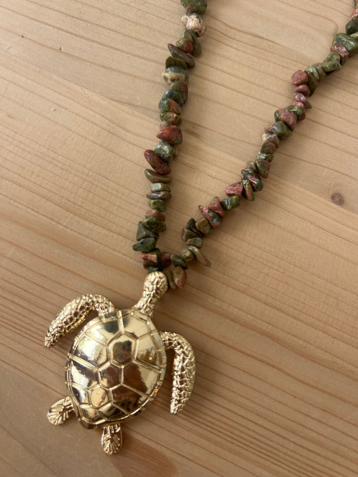 Collar Koa verde