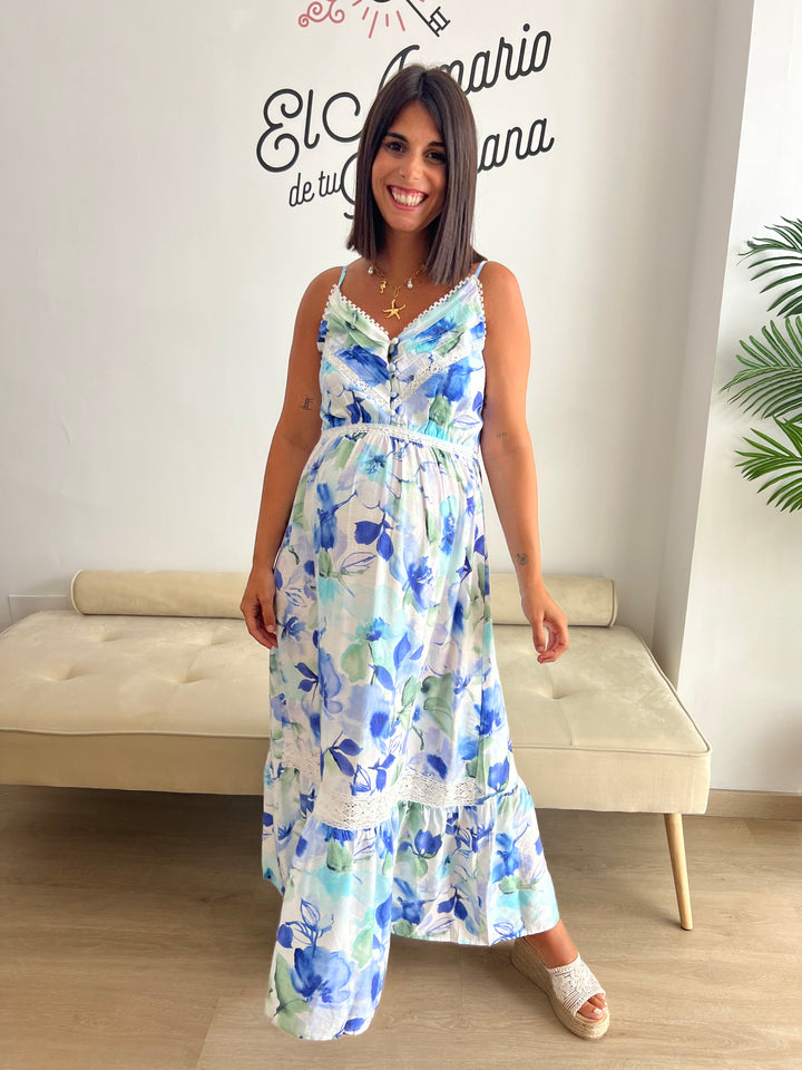 Vestido Abby azul