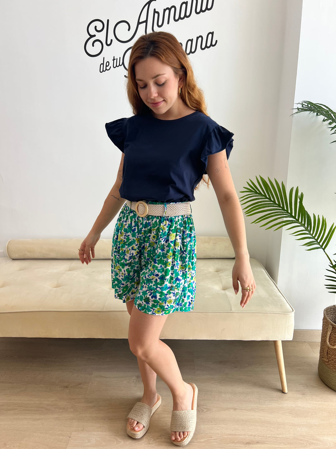 Short Martina verde