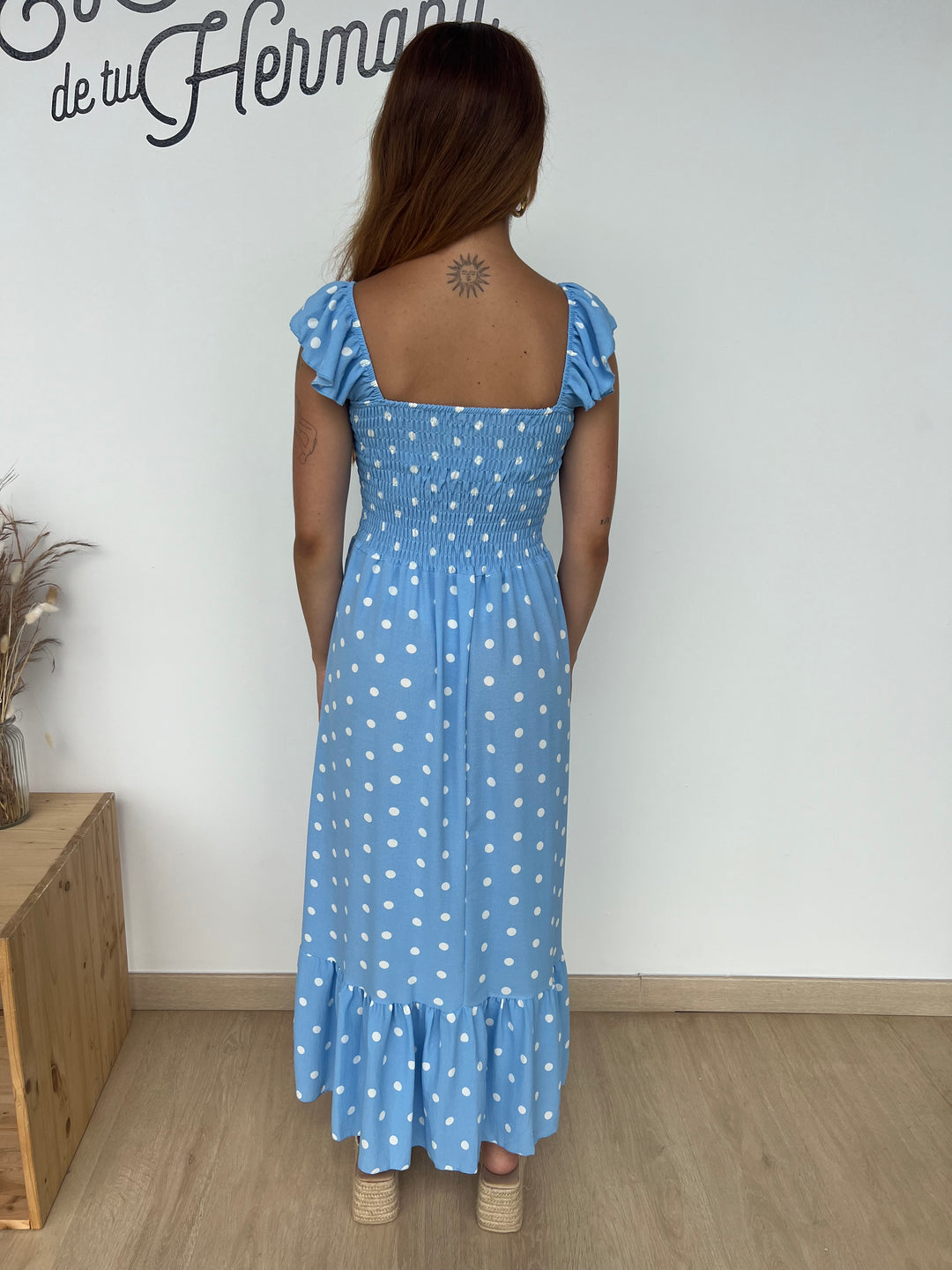 Vestido Violeta celeste