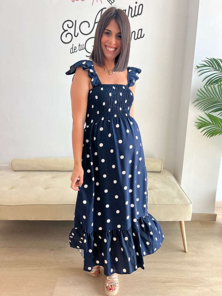 Vestido Marisol azul marino