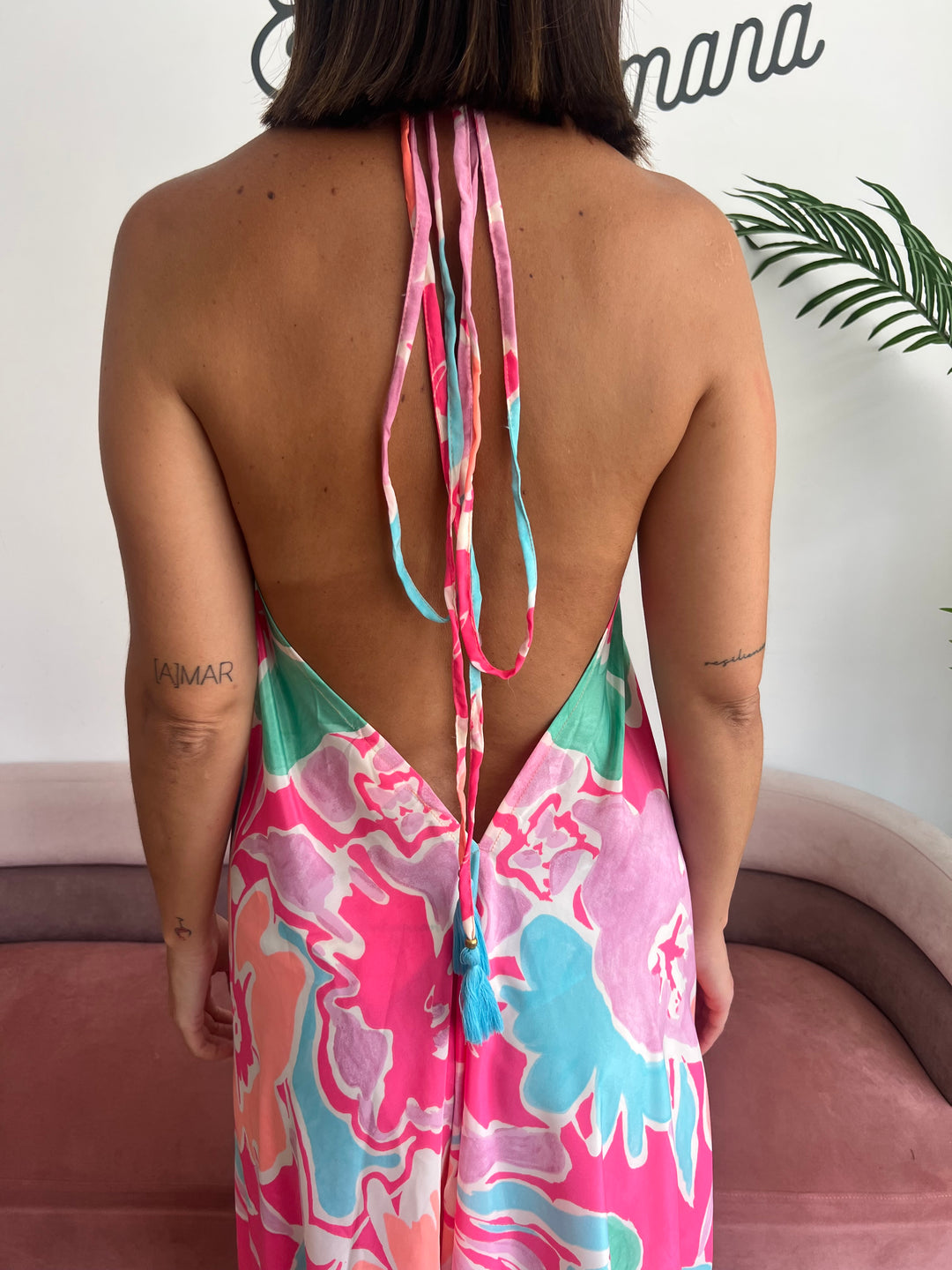 Vestido Jávea fucsia