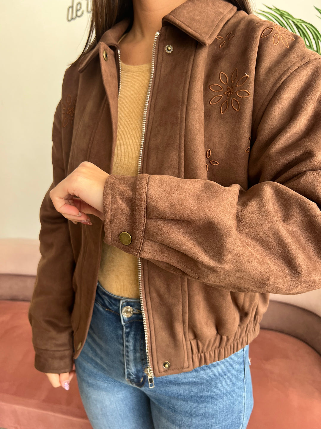 Chaqueta Yaiza marrón