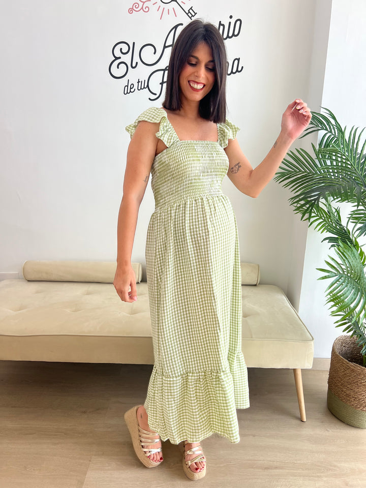 Vestido Yanira verde