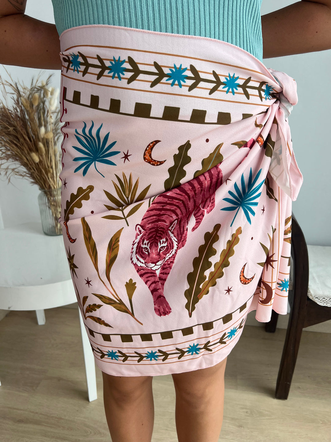 Falda Tigre rosa