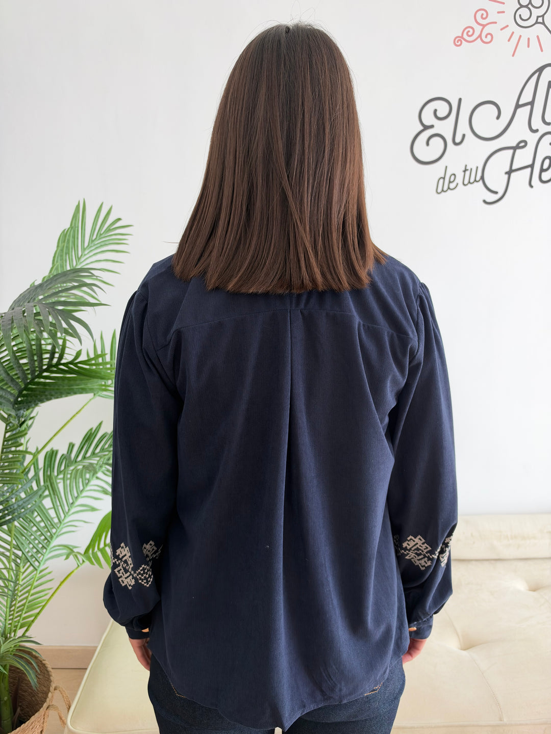 Sobrecamisa Alma azul marino