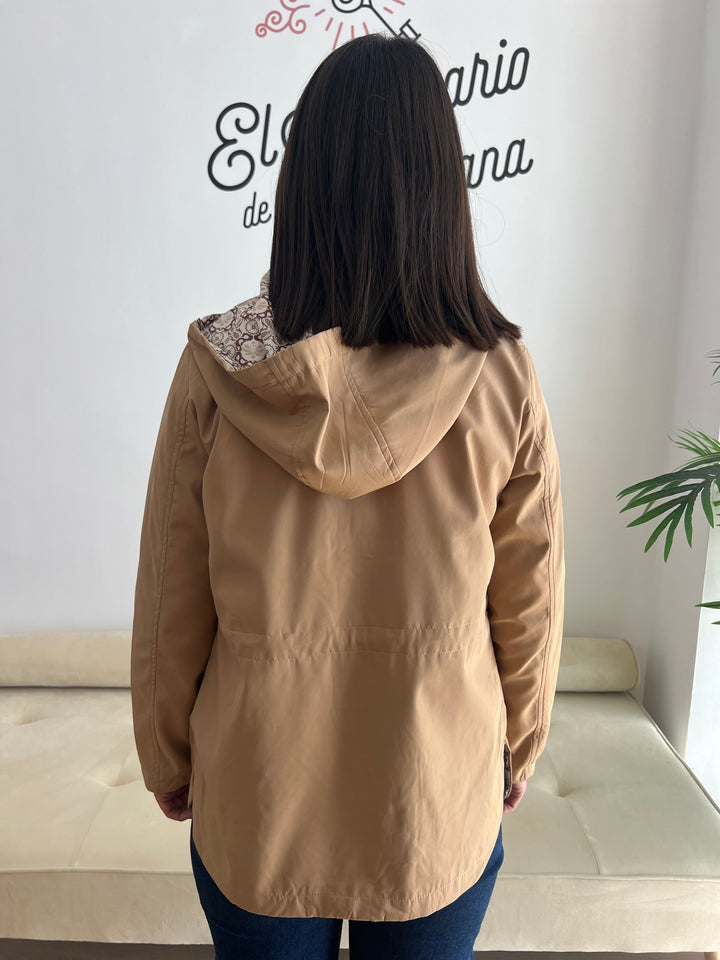 Chaqueta Reversible Úrsula caqui