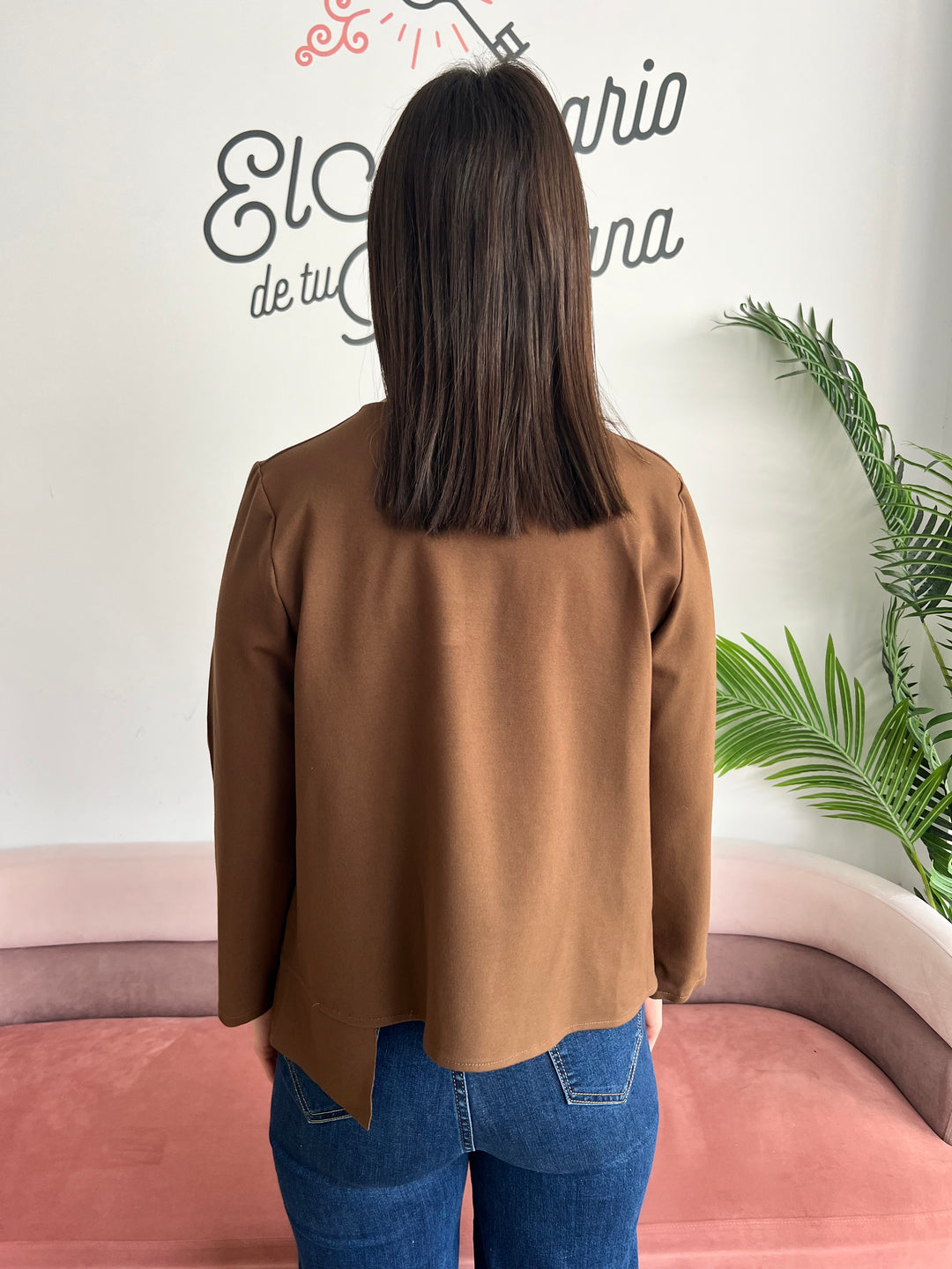 Sudadera Abby marrón