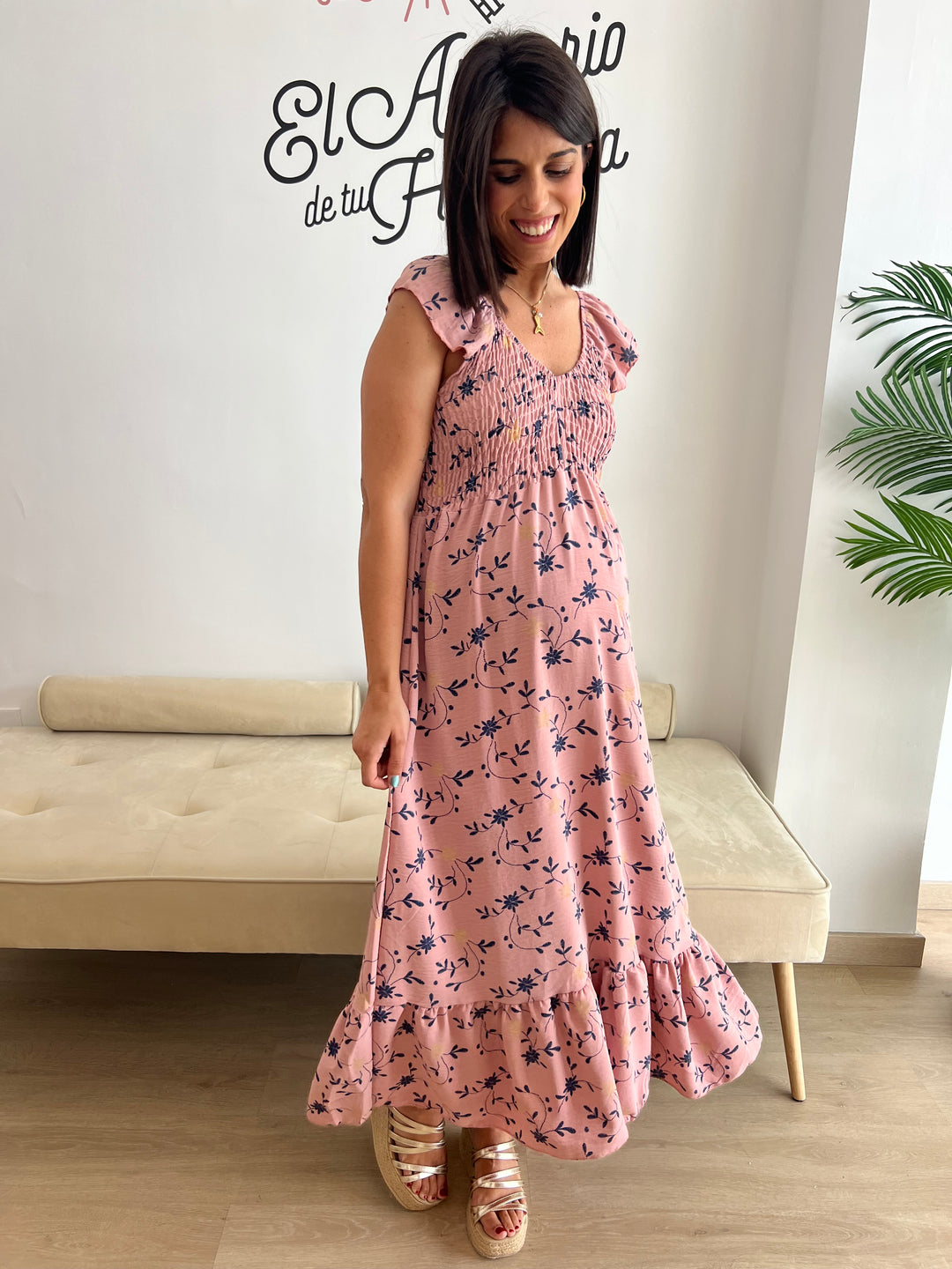 Vestido Malika rosa